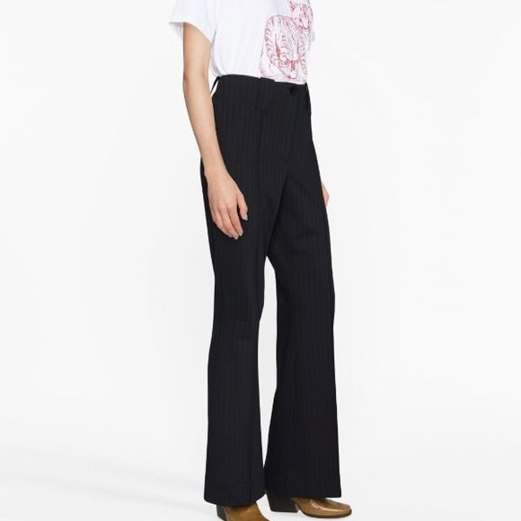 New GANNI Flare Trousers - Picture 6 of 7